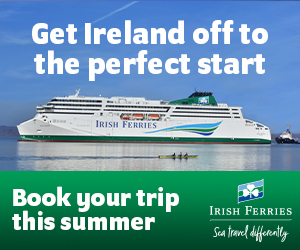 Klik hier voor de korting bij Irish Ferries